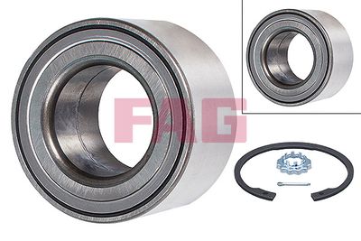 Riteņa rumbas gultņa komplekts Schaeffler FAG 713 6187 70