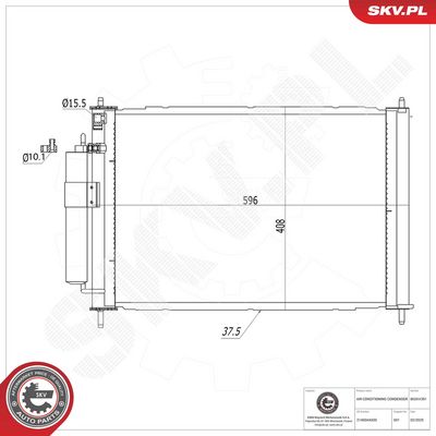 Конденсатор, кондиционер ESEN SKV 86SKV391