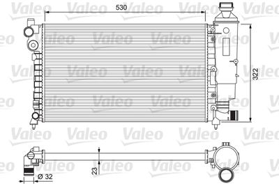 Radiators, Motora dzesēšanas sistēma VALEO 231526