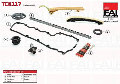 Комплект цели привода распредвала FAI AUTOPARTS TCK117