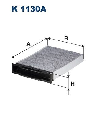 Фильтр, воздух во внутренном пространстве FILTRON K 1130A