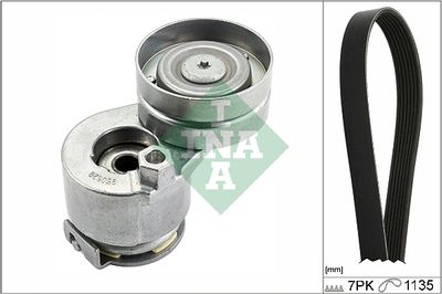Ķīļrievu siksnu komplekts Schaeffler INA 529 0283 10