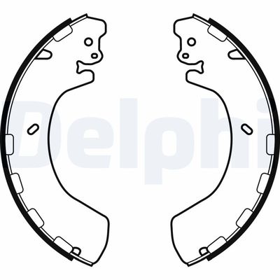 Комплект тормозных колодок DELPHI LS2057