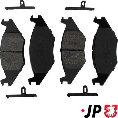 Комплект тормозных колодок, дисковый тормоз JP GROUP 1163600110