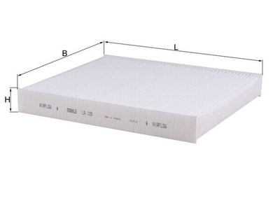 Фильтр, воздух во внутренном пространстве MAHLE LA120