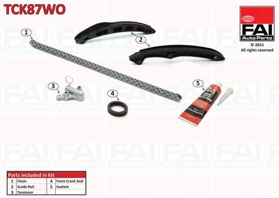 Комплект цели привода распредвала FAI AUTOPARTS TCK87WO