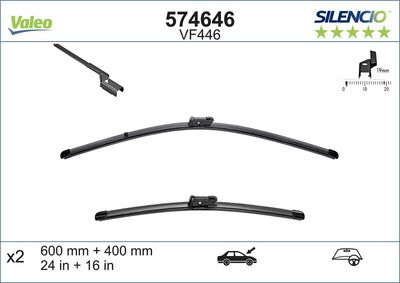 Щетка стеклоочистителя VALEO 574646