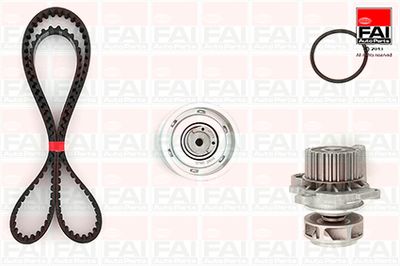 Ūdenssūknis + Zobsiksnas komplekts FAI AutoParts TBK90-6128
