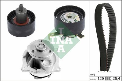 Ūdenssūknis + Zobsiksnas komplekts Schaeffler INA 530 0066 30