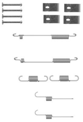 Piederumu komplekts, Bremžu loki HELLA 8DZ 355 200-941