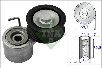 Siksnas spriegotājs, Ķīļsiksna Schaeffler INA 534 0487 10