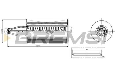 Масляный фильтр BREMSI FL2470