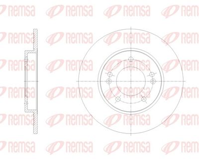 Bremžu diski REMSA 62103.00