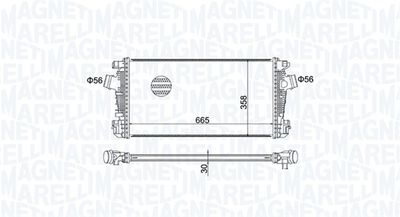 Интеркулер MAGNETI MARELLI 351319204570