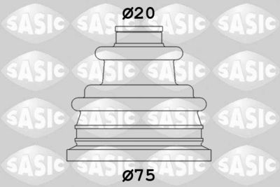 Комплект пыльника, приводной вал SASIC 4003404