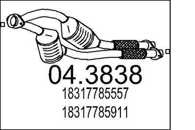 Katalizators MTS 04.3838