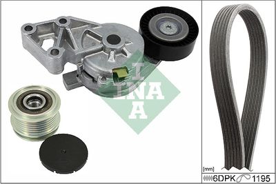 Поликлиновой ременный комплект Schaeffler INA 529 0465 20