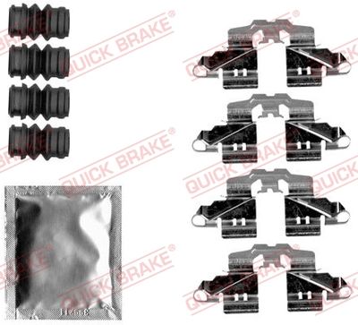 Комплектующие, колодки дискового тормоза QUICK BRAKE 109-1808