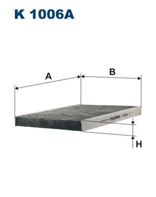 Фильтр, воздух во внутренном пространстве FILTRON K 1006A