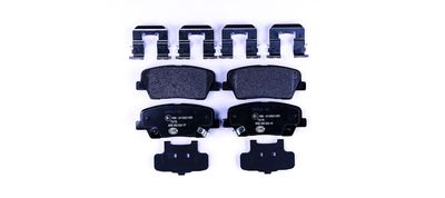 Комплект тормозных колодок, дисковый тормоз HELLA 8DB 355 020-101