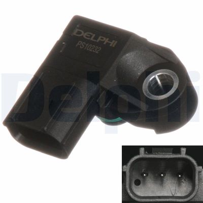 Датчик, давление наддува DELPHI PS10232-12B1