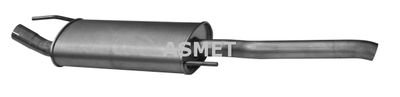 Глушитель выхлопных газов конечный ASMET 03.047