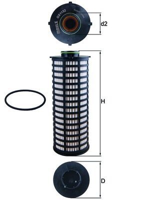 Масляный фильтр KNECHT OX 1152D