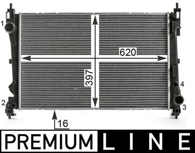 Radiators, Motora dzesēšanas sistēma MAHLE CR 2003 000P