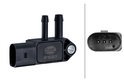Датчик, давление выхлопных газов HELLA 6PP 009 409-251