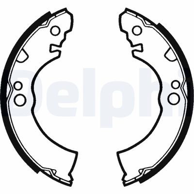 Комплект тормозных колодок DELPHI LS1285
