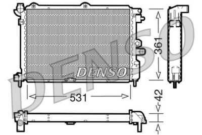 Radiators, Motora dzesēšanas sistēma DENSO DRM20025