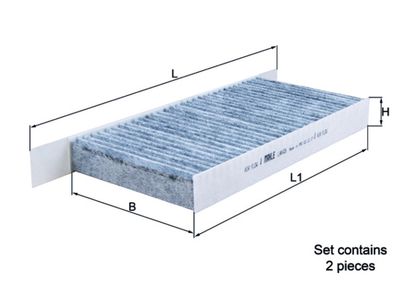 Filtrs, Salona telpas gaiss MAHLE LAK 426/S