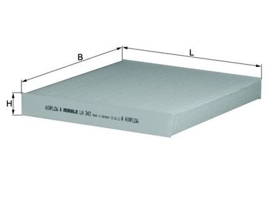 Фильтр, воздух во внутренном пространстве MAHLE LA 343