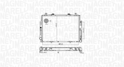 Radiators, Motora dzesēšanas sistēma MAGNETI MARELLI 350213174700