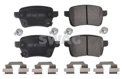 Bremžu uzliku kompl., Disku bremzes SWAG 40 91 6903
