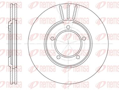 Тормозной диск REMSA 6404.10