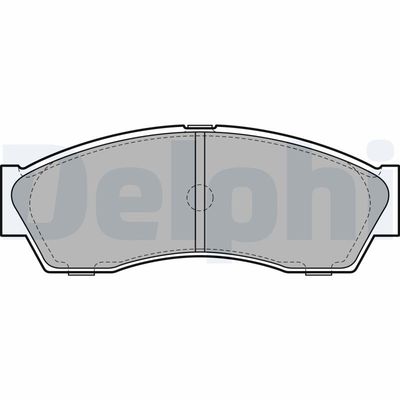 Bremžu uzliku kompl., Disku bremzes DELPHI LP2159