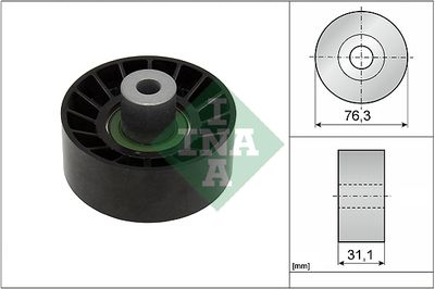 Parazīt-/Vadrullītis, Ķīļrievu siksna Schaeffler INA 532 0776 10