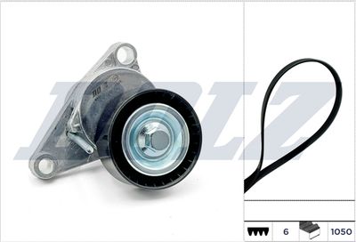 Комплект ремня ГРМ DOLZ SKD225A