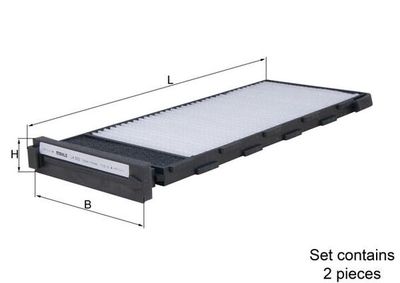 Filtrs, Salona telpas gaiss MAHLE LA 932/S