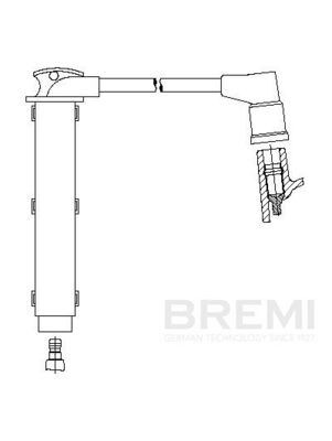 Провод зажигания BREMI 861/60