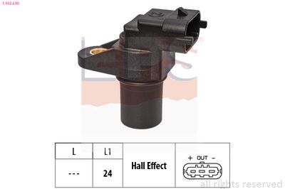 Датчик, число оборотов двигателя EPS 1.953.530