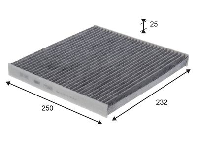 Фильтр, воздух во внутренном пространстве VALEO 715860