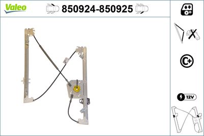 Стеклоподъемник VALEO 850924