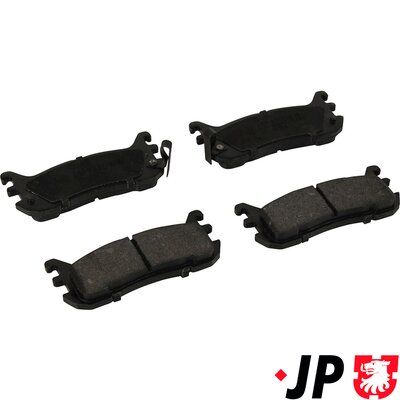 Комплект тормозных колодок, дисковый тормоз JP GROUP 3863700510