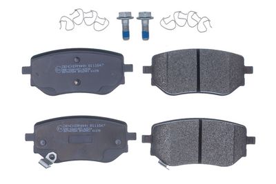 Bremžu uzliku kompl., Disku bremzes DENCKERMANN B111647