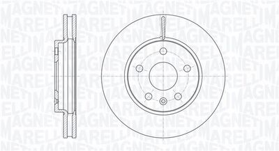 Тормозной диск MAGNETI MARELLI 361302040106