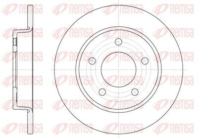 Тормозной диск REMSA 6906.00