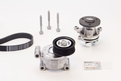 Ūdenssūknis + ķīļrievu siksnas komplekts CONTINENTAL CTAM 6PK1306WP1