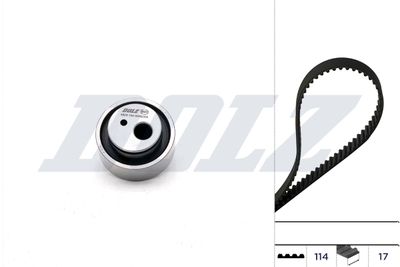 Комплект ремня ГРМ DOLZ SKD030